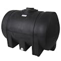 125 Gallon Black Tamco® Leg Tank with 8" Gasketed Lid & 3/4" Side Fitting - 48" L x 29-1/2" W x 31" Hgt.