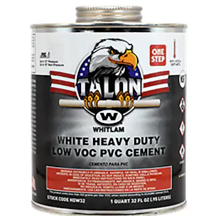 TALON™ Heavy-Duty PVC White Low VOC Heavy-Bodied Cement