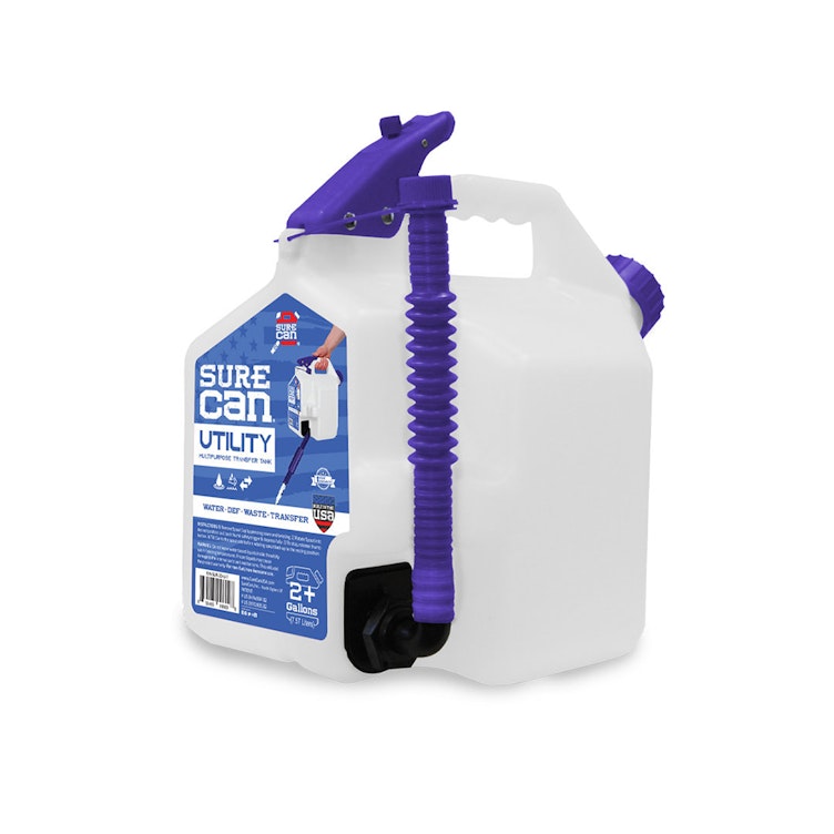 SureCan 2.2-Gallon Plastic Gasoline Can in the Gas Cans department at