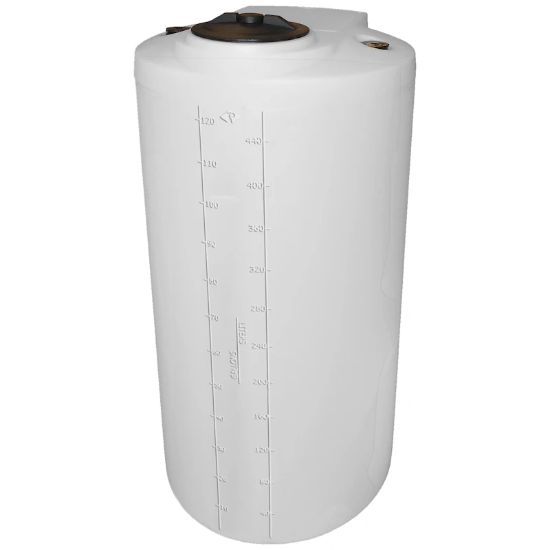 125 Gallon Natural MDLPE ProChem® Process Chemical Tank (1.9 Specific Gravity) with 8" Lid - 27" Dia. x 59-1/4" Hgt.