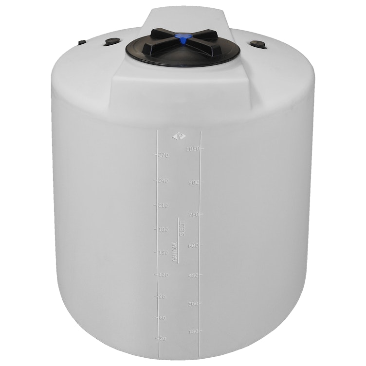 300 Gallon Tan XLPE ProChem® Process Chemical Tank (1.9 Specific Gravity) with 16" Lid - 48" Dia. x 51-1/2" Hgt.