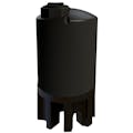 500 Gallon ProChem® Black MDPE 30° Cone Bottom Tank (1.0 Specific Gravity)  Package