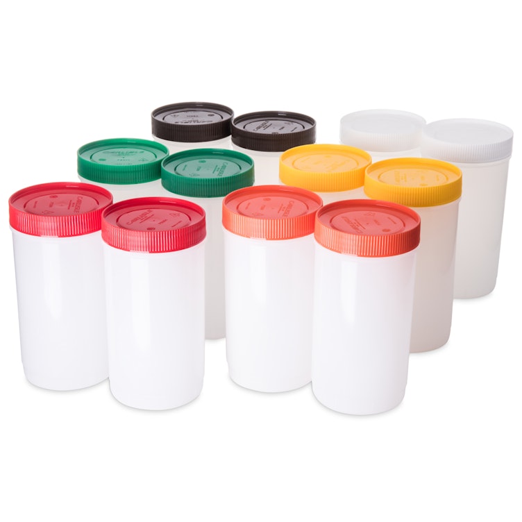 1/4 Gallon (32 oz.) BPA Free Food Grade Round Container with Lid