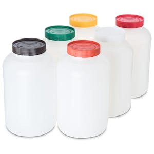 1 Gallon (128 oz.) Stor N' Pour® Container - Jars with Lids Bundle in Assorted Colors