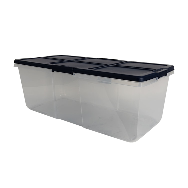 Storage Container Large Plastic Crate Hefty X-large 25 -Gallons