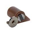6 lb. Pull Round Brown Plastic Magnetic Catch