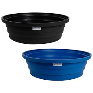 Forest Green LLDPE Tamco® 1 Drum Drip Tray - 40-3/16" Dia. x 12" Hgt.