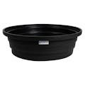 Black LLDPE Tamco® 1 Drum Drip Tray - 40-3/16" Dia. x 12" Hgt.