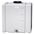 200 Gallon Natural Tamco® Bulk Utility Tank with 12-1/2" Plain Lid & 2" FNPT Bulkhead Fitting - 42-1/2" L x 30-1/2" W x 45-1/4" Hgt.