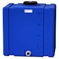 200 Gallon Blue Tamco® Bulk Utility Tank with 12-1/2" Plain Lid & 2" FNPT Bulkhead Fitting - 42-1/2" L x 30-1/2" W x 45-1/4" Hgt.