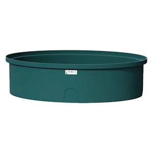 50 Gallon Forest Green Oval Tamco® Containment Tank - 50-1/2" L x 32-1/2" W x 13-1/4" Hgt.