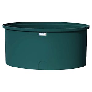 100 Gallon Forest Green Oval Tamco® Containment Tank - 50-1/2" L x 32-1/2" W x 22-3/4" Hgt.