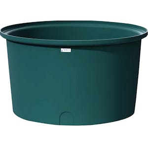 350 Gallon Forest Green Round Tamco® Containment Tank - 64-1/2" Dia. x 36-1/4" Hgt.