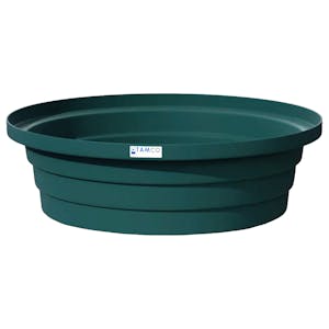 Forest Green LLDPE Tamco® 1-Drum Drip Tray - 40-3/16" Dia. x 12" Hgt.