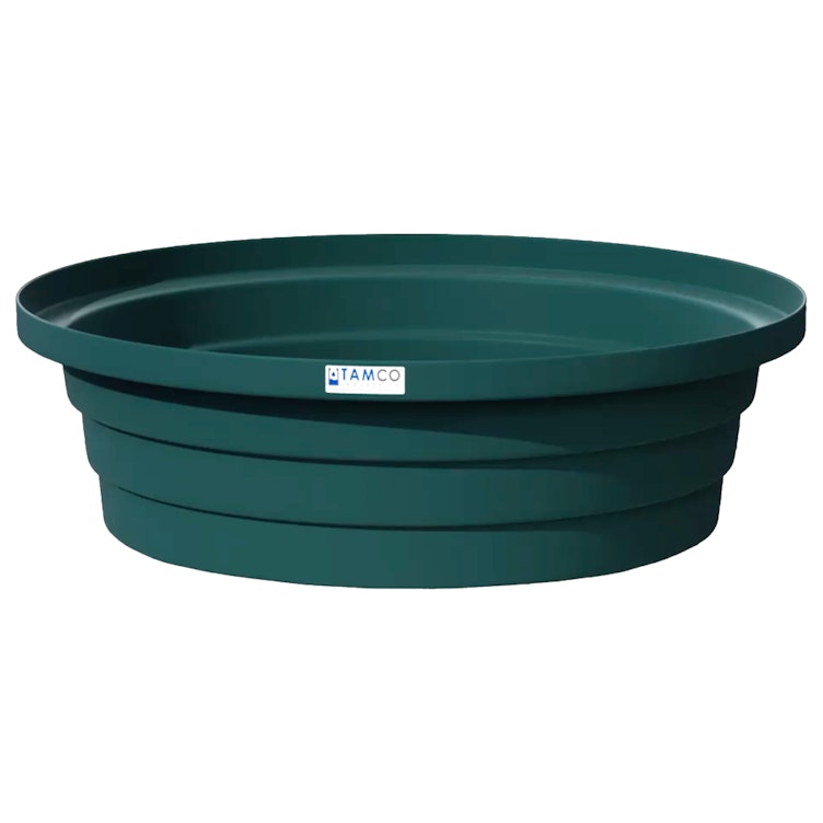 Forest Green LLDPE Tamco® 1-Drum Drip Tray - 40-3/16" Dia. x 12" Hgt.