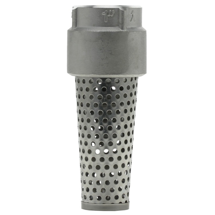 3/4" FPT No-Lead 304 Stainless Steel Foot Valve