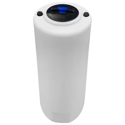 40 Gallon Natural MDLPE ProChem® Process Chemical Tank (1.5 Specific Gravity) with 8" Lid - 18" Dia. x 42" Hgt.