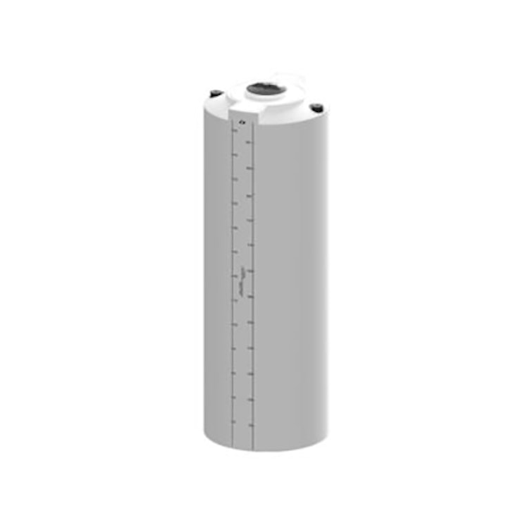 265 Gallon Tan XLPE ProChem® Process Chemical Tank (1.9 Specific Gravity) with 8" Lid - 31" Dia. x 91" Hgt.