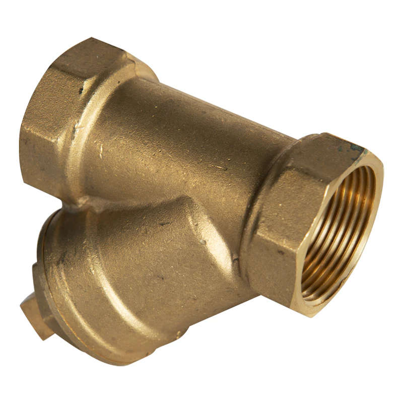 2" FNPT Forged Brass Y-Strainer with 20 Mesh Screen