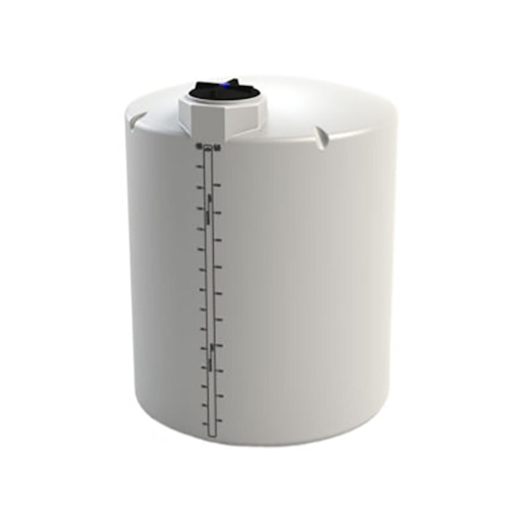 1500 Gallon Tan XLPE ProChem® Process Chemical Tank (1.9 Specific Gravity) with 16" Lid - 73" Dia. x 96" Hgt.