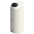 50 Gallon Natural MDLPE ProChem® Potable Water Tank (1.0 Specific Gravity) with Bottom Port & 8" Lid - 19-1/2" Dia. x 47-1/4" Hgt.
