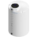 525 Gallon Natural MDLPE ProChem® Potable Water Tank (1.5 Specific Gravity) with Top & Bottom Port & 16" Lid - 48" Dia. x 82" Hgt.