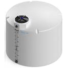 1000 Gallon Natural MDLPE ProChem® Potable Water Tank (1.0 Specific Gravity) with Top & Bottom Port & 16" Lid - 73" Dia. x 68" Hgt.