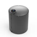 1500 Gallon Black MDLPE ProChem® Potable Water Tank (1.0 Specific Gravity) with Top & Bottom Port & 16" Lid - 73" Dia. x 96" Hgt.