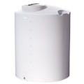 425 Gallon Tamco® Vertical Natural PE Tank with 16" Plain Lid & 2" Fitting - 48" Dia. x 66" Hgt.