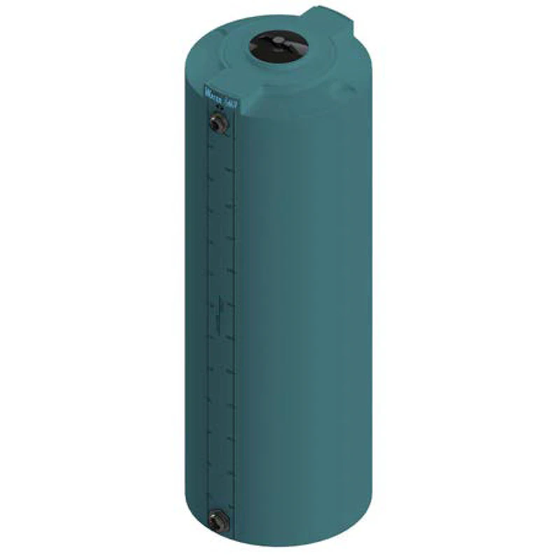 265 Gallon Green MDLPE ProChem® Potable Water Tank (1.0 Specific Gravity) with Top & Bottom Port & 8" Lid - 31" Dia. x 91" Hgt.