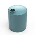 1500 Gallon Green MDLPE ProChem® Potable Water Tank (1.0 Specific Gravity) with Top & Bottom Port & 16" Lid - 73" Dia. x 96" Hgt.