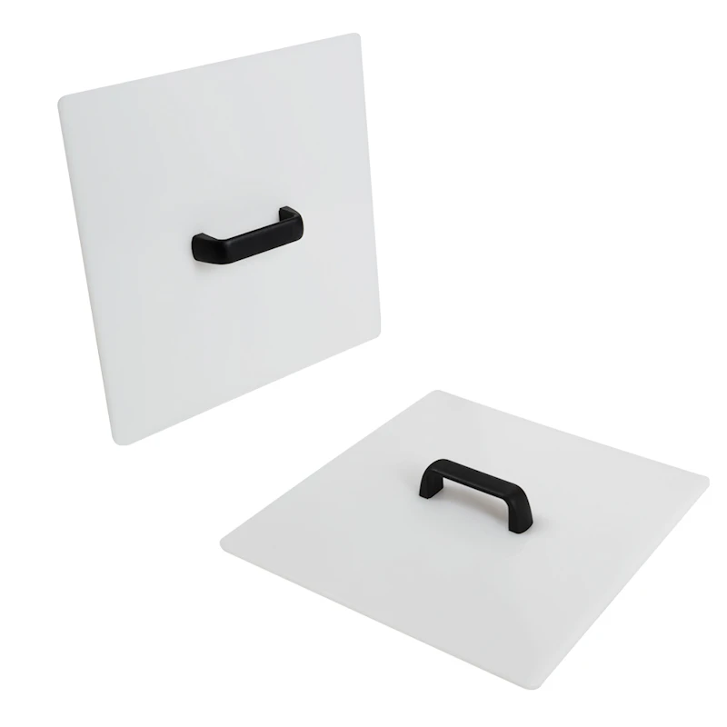 Natural Flat Cover with Black Handle for 36" L x 24" W (67 Gallon) Tamco® Tanks