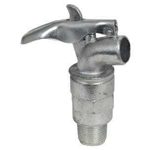 Lockable Die-Cast Metal Barrel Faucet