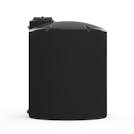 1000 Gallon Black MDLPE ProChem® Potable Water Tank (1.0 Specific Gravity) with Top & Bottom Port & 16" Lid - 64" Dia. x 82" Hgt.