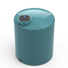 1000 Gallon Green MDLPE ProChem® Potable Water Tank (1.0 Specific Gravity) with Top & Bottom Port & 16" Lid - 64" Dia. x 82" Hgt.