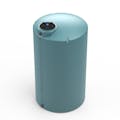 1500 Gallon Green MDLPE ProChem® Potable Water Tank (1.0 Specific Gravity) with Top & Bottom Port & 16" Lid - 64" Dia. x 118" Hgt.