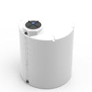 1000 Gallon Natural MDLPE ProChem® Potable Water Tank (1.5 Specific Gravity) with Top & Bottom Port & 16" Lid - 64" Dia. x 82" Hgt.