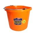 8 Quart Tangerine Flat Back Bucket