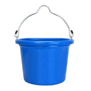 20 Quart Sky Blue Flat Buck Bucket
