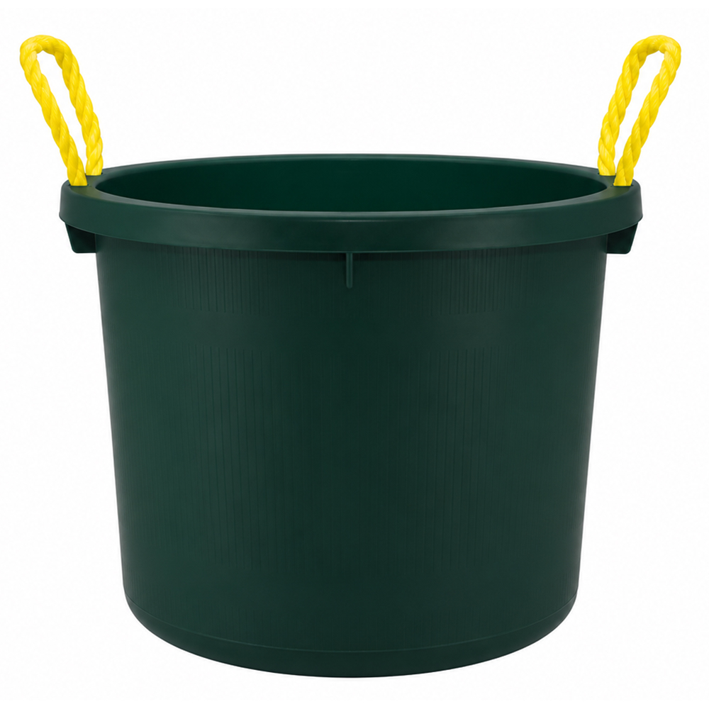 40 Quart Hunter Green Multi-Purpose Bucket | U.S. Plastic Corp.