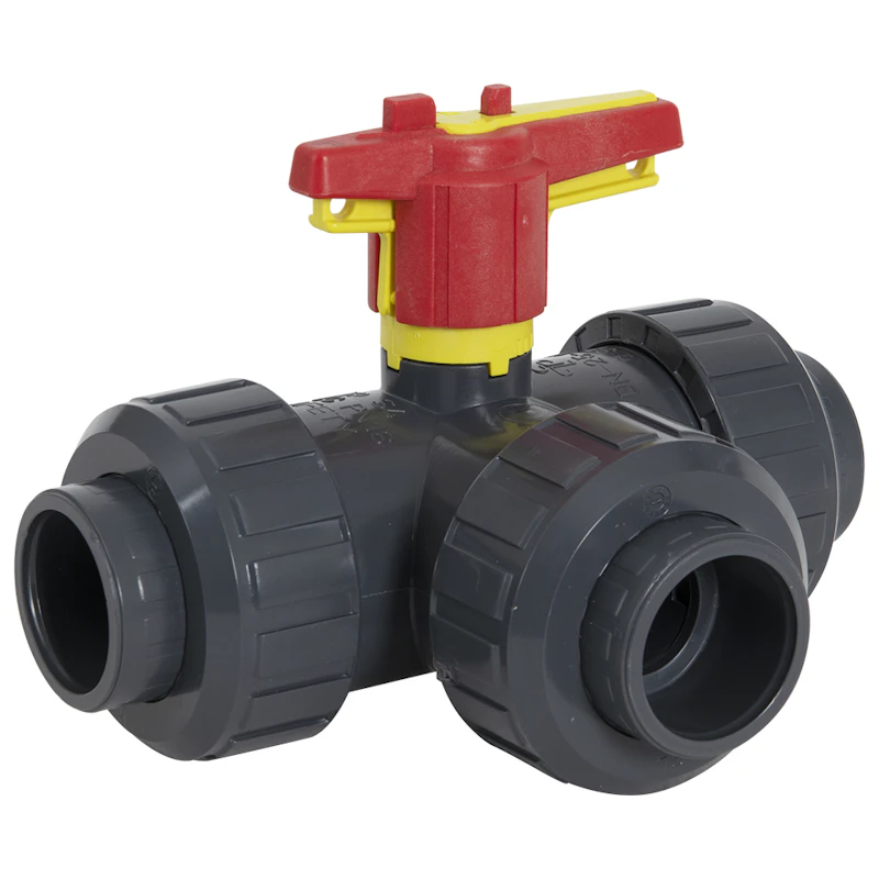Praher S4 3-Way True Union L-Port Ball Valves
