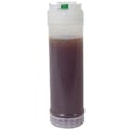 16 oz. Natural Polyethylene EZ-KLEEN® Round Sauce Bottle with Green Low Viscosity Valve