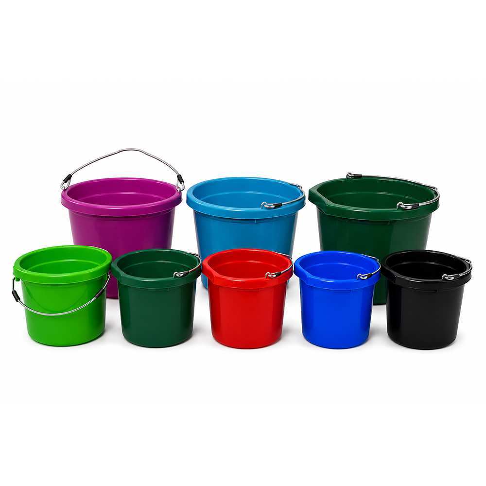 Fortex® Flat Back Buckets & Bracket | U.S. Plastic Corp.