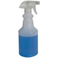 24 oz. Natural HDPE Spray Bottle with 28/400 Color-Coded Food-Grade Natural Polypropylene Sprayer