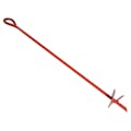 18" Long Orange Steel Earth Anchor™ with 1/2" Shaft & 3-1/8" Auger