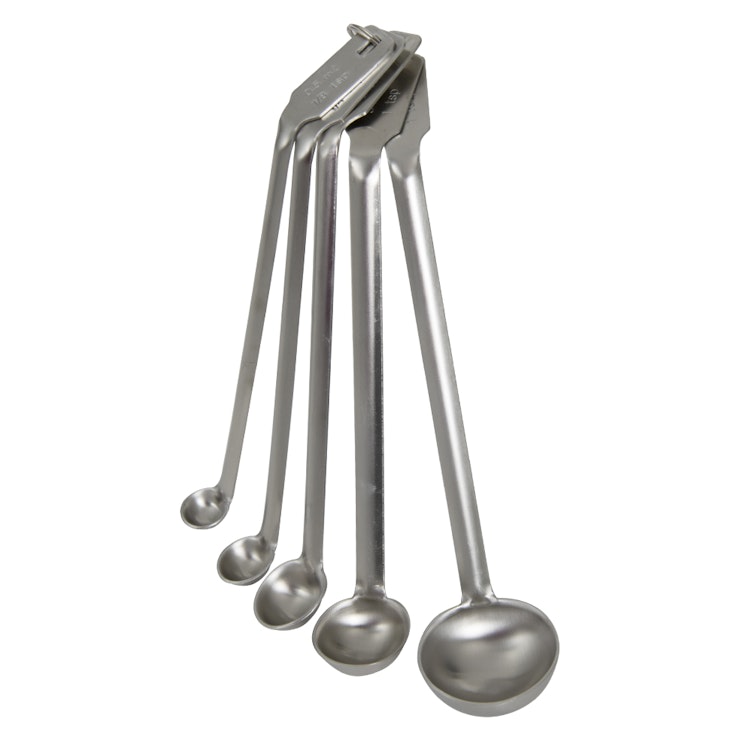 Stainless Steel Mini Measuring Ladles - Set of 5