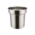 4 Qt. Stainless Steel Round Inset Pan - 7-1/2" Dia. x 7-1/2" Hgt.