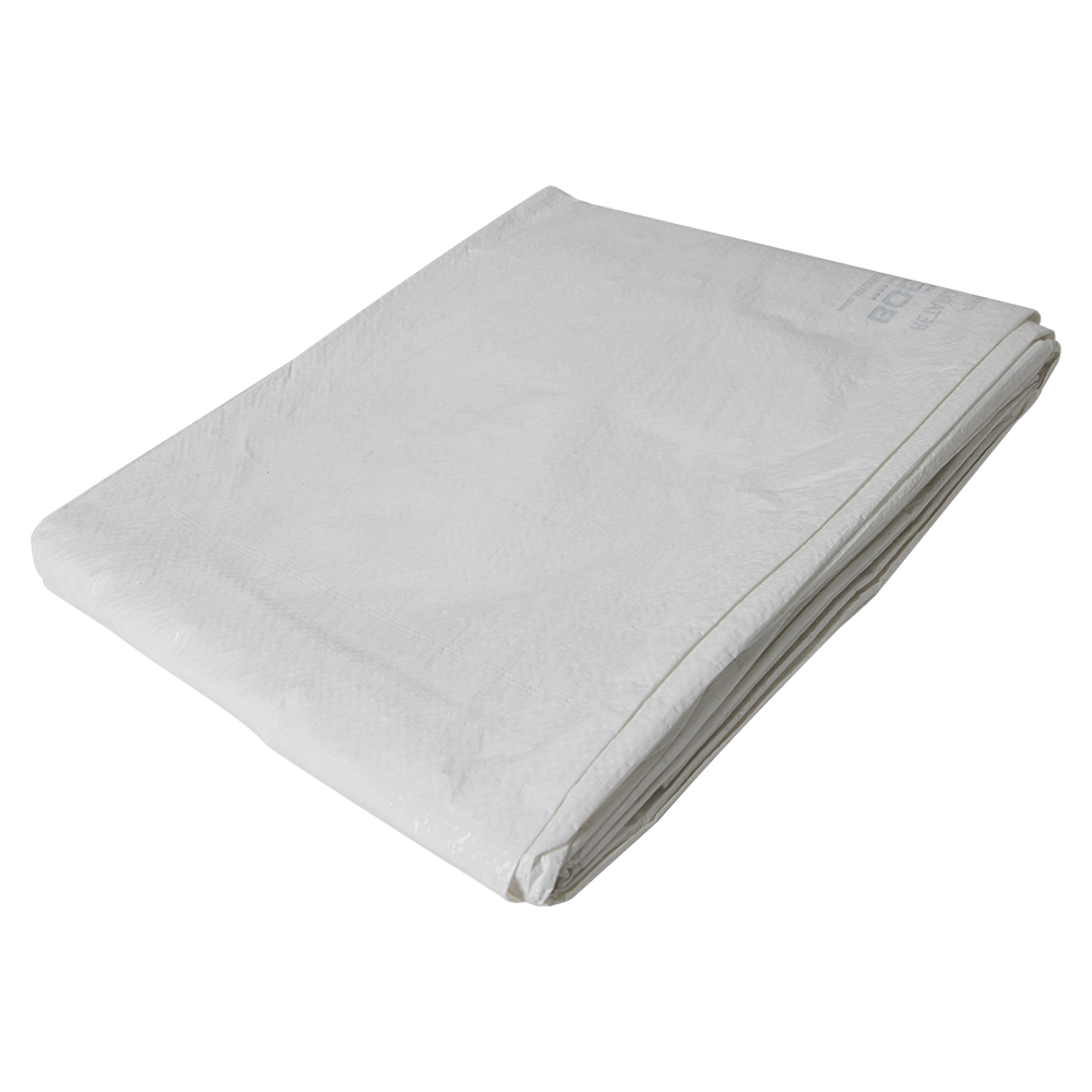 20' L x 30' W x 8 mil Thick White Polyethylene Fire-Retardant Tarp