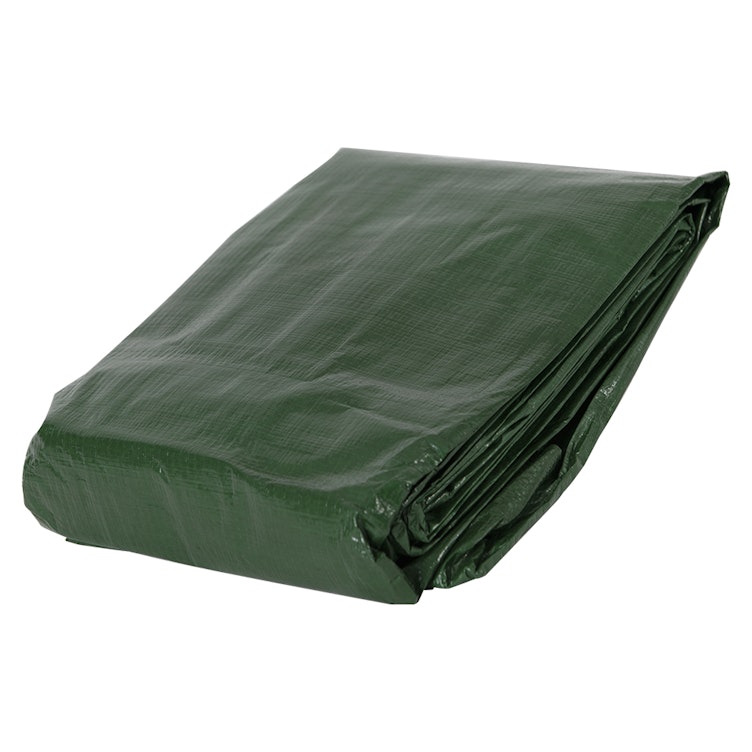 50' L x 100' W x 10 mil Thick Green Polyethylene Heavy-Duty Tarp