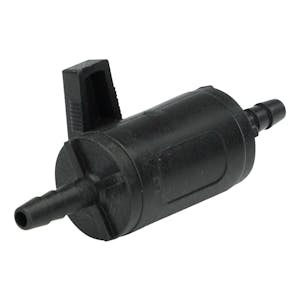 1/4" Hose Barb x 1/4" Hose Barb Series 638 Straight Polypropylene Ball Valve with FKM Seal